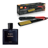 RAF R.442R Hair Straightener + Bleu De Chanel Perfume Chanel For Men 100ml